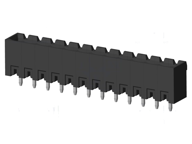 Connector: ontkoppelbare terminal strip; contact; mannelijk Connector: ontkoppelbare terminal strip; contact; mannelijk